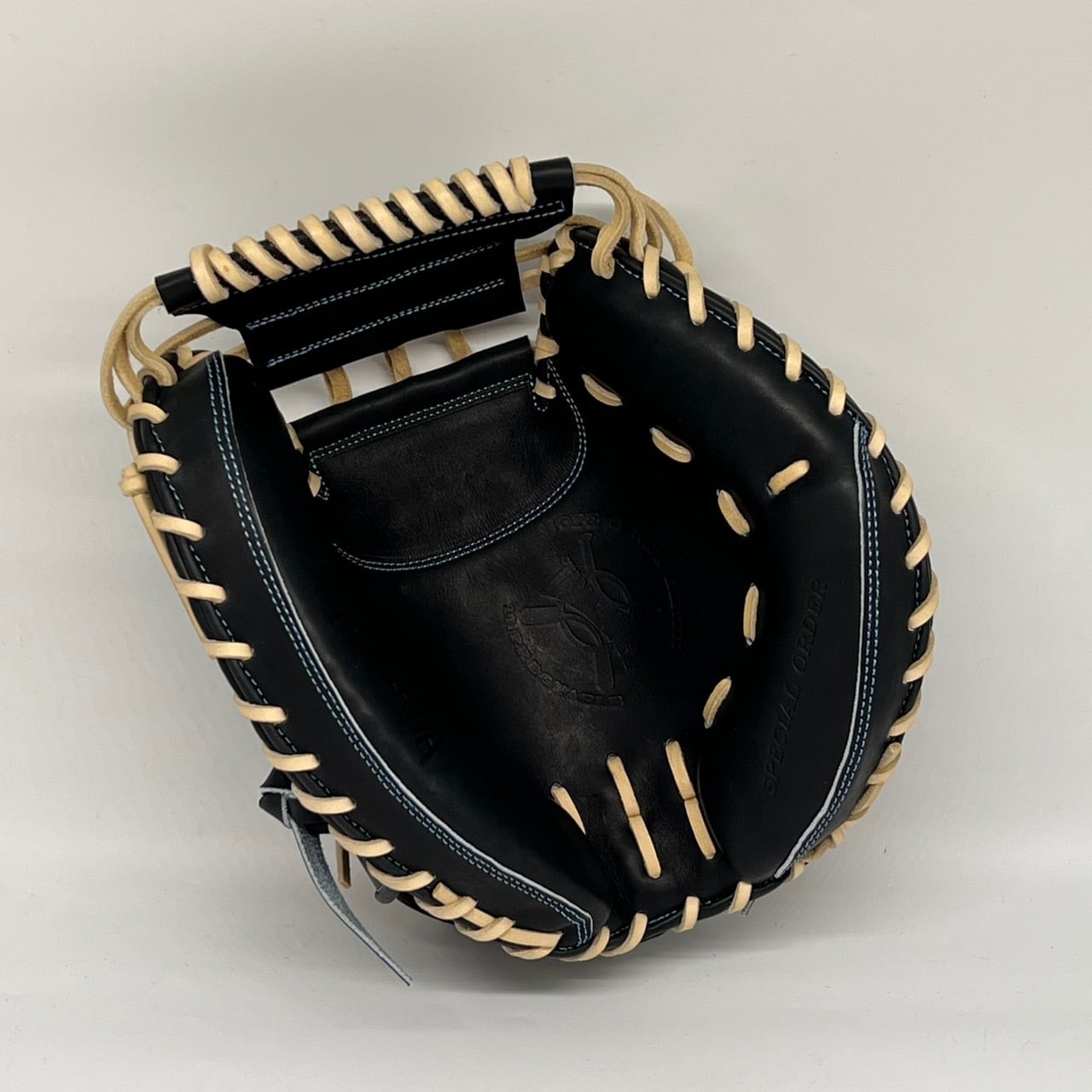 【硬式】玉澤 キャッチャーミット DELUXE TKC-HA2DX ウインドバックⅢ(本体:ネイビー 紐:キャメル)タマザワ_06