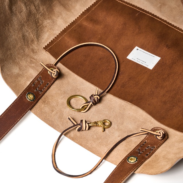 BOX TOTE BAG LEATHER / ROLLING DUB TRIO / ローリングダブトリオ / レザートートバッグ