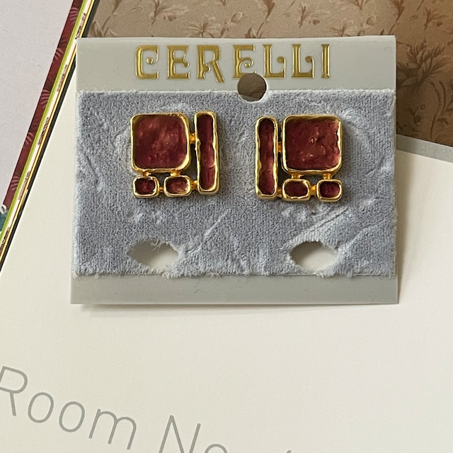 CERELLI 1990s Dead Stock Earrings AD122