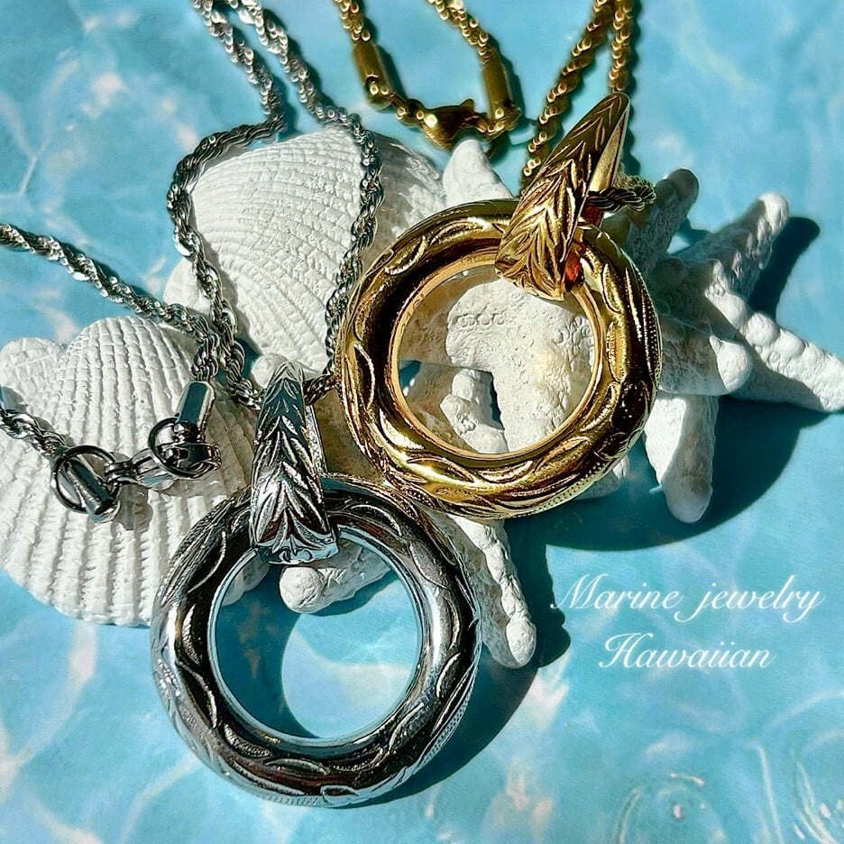 Eternal Lei ハワイアンジュエリー Eternal Lei ハワイアン 【刻印可】 | Marine Jewelry 金属アレルギー