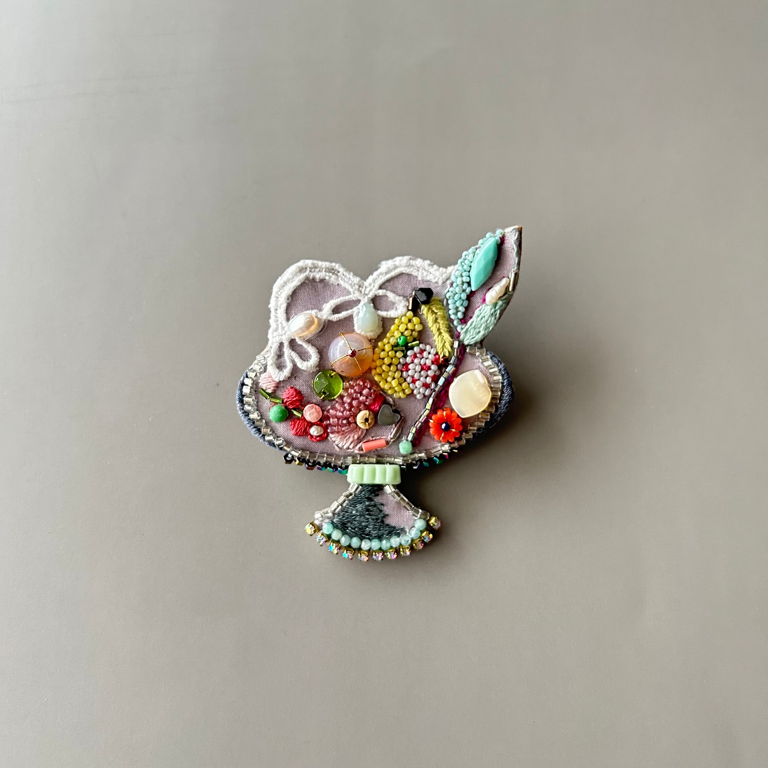 Studio Rika 会員向け フルーツバスケットブローチ キット