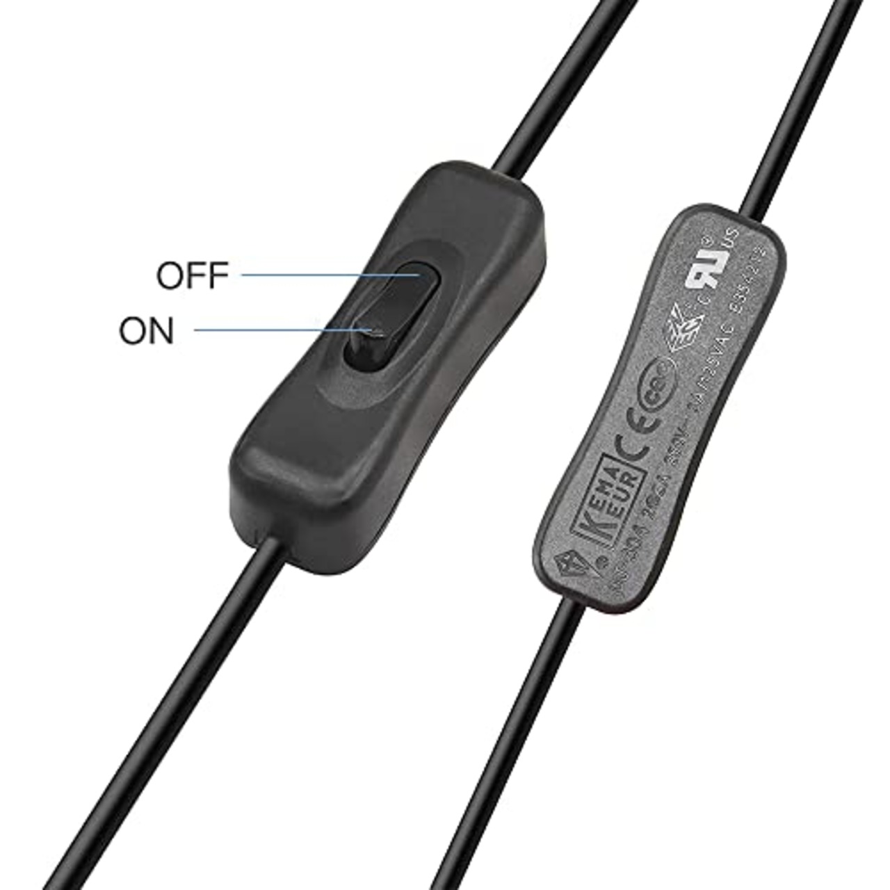 YFFSFDC USB スイッチ1mUSB 延長ケーブル便利な 2分岐 二股コード データ転送と充電+充電専用オン/オフスイッチ付き小さなデスクランプ/ファンLEDライト等に適用