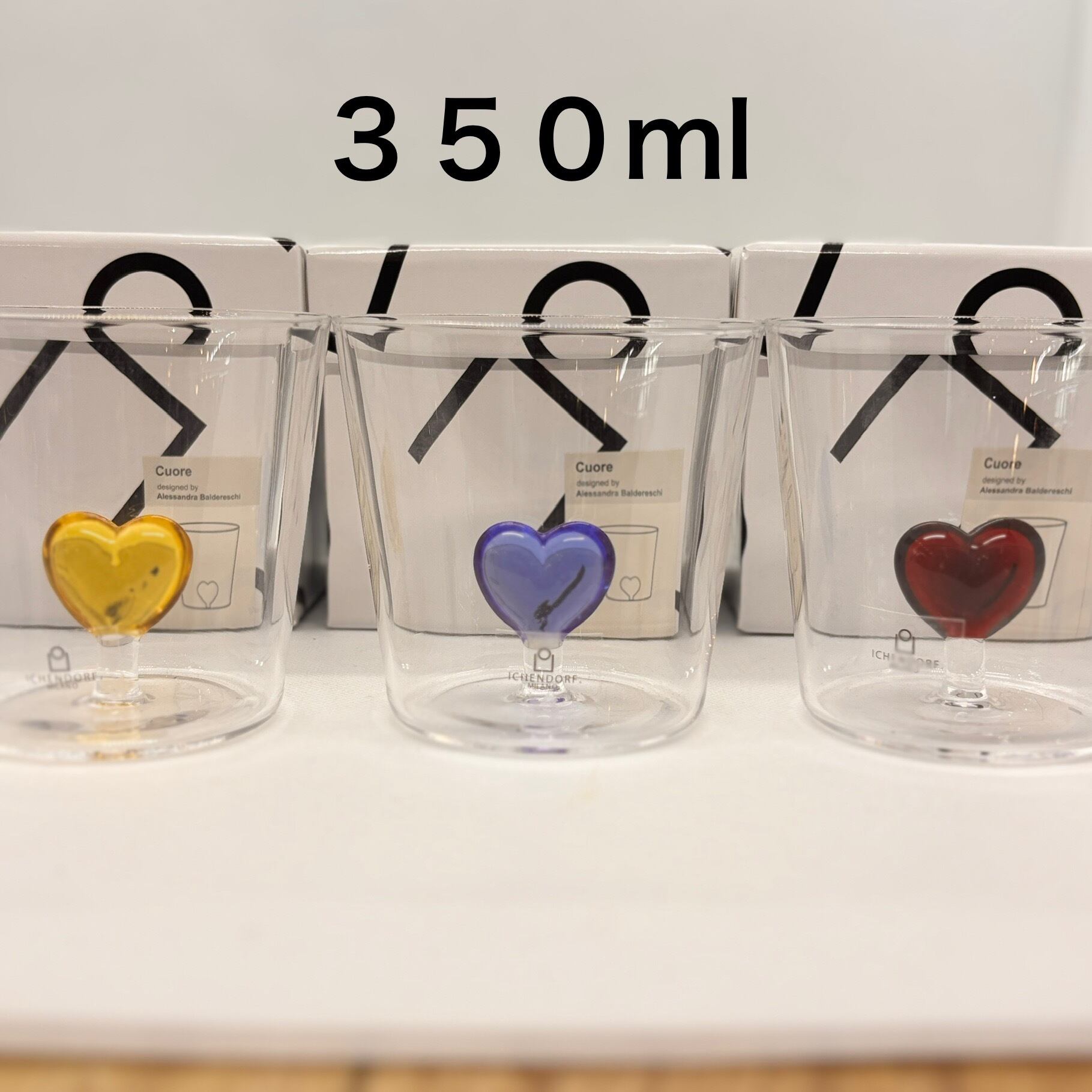 ICHENDORF（イッケンドルフ）ハートタンブラー　シンプルデザイン