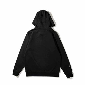 【HIPANDA 】1295/2301　ラインストーン フーディー スウェット RHINESTONE HOODIE SWEAT SHIRT / BLACK