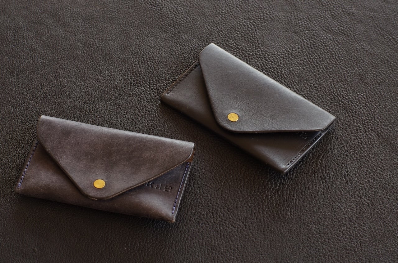イタリアンレザー名刺入れ