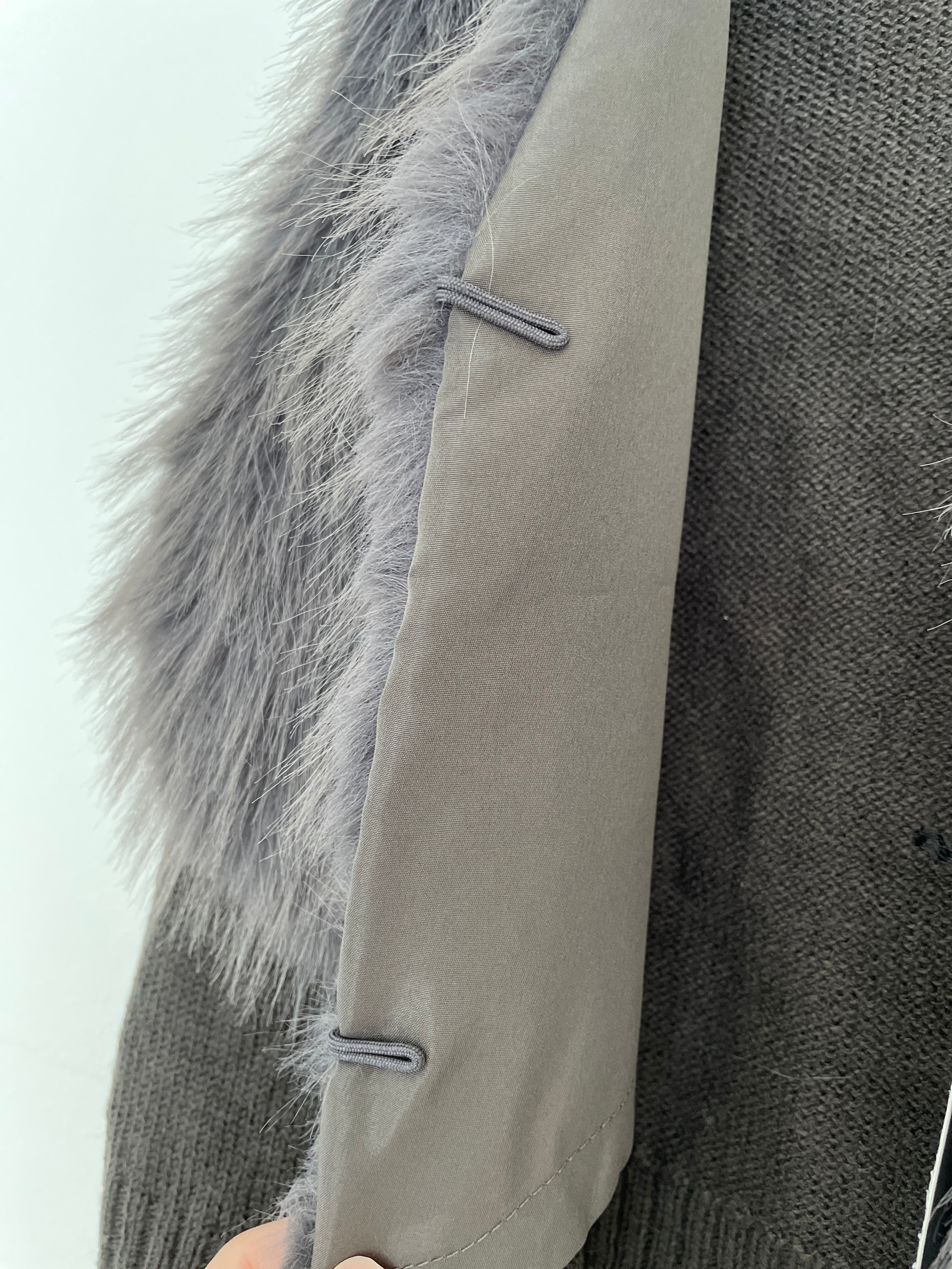 【SELECT】フェイクファー切替ショートジレ