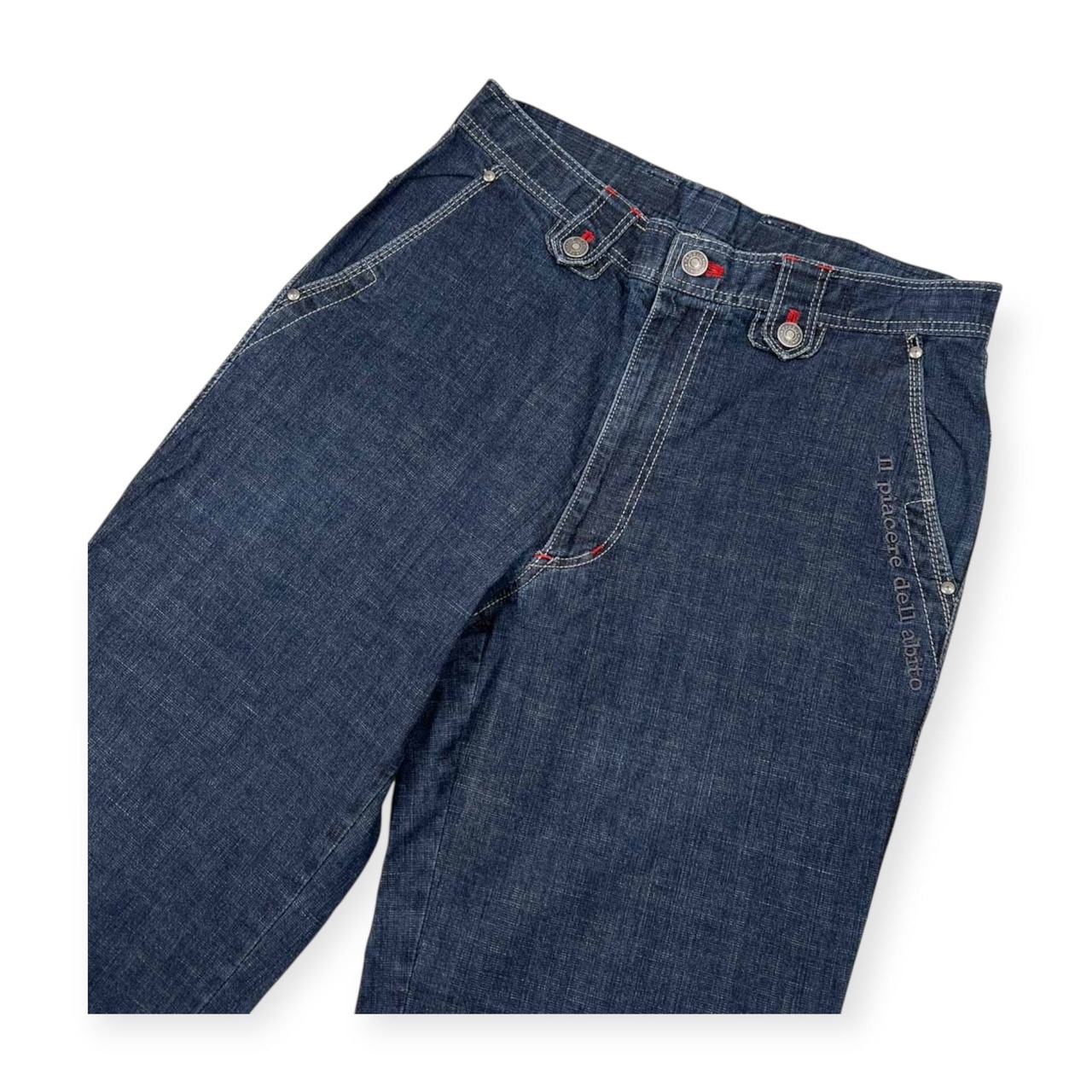 PAGGELLO パジェロ キャラ刺繍 デニム パンツ ジーンズ サイズ 85 /インディゴ/メンズ/アンジェロ