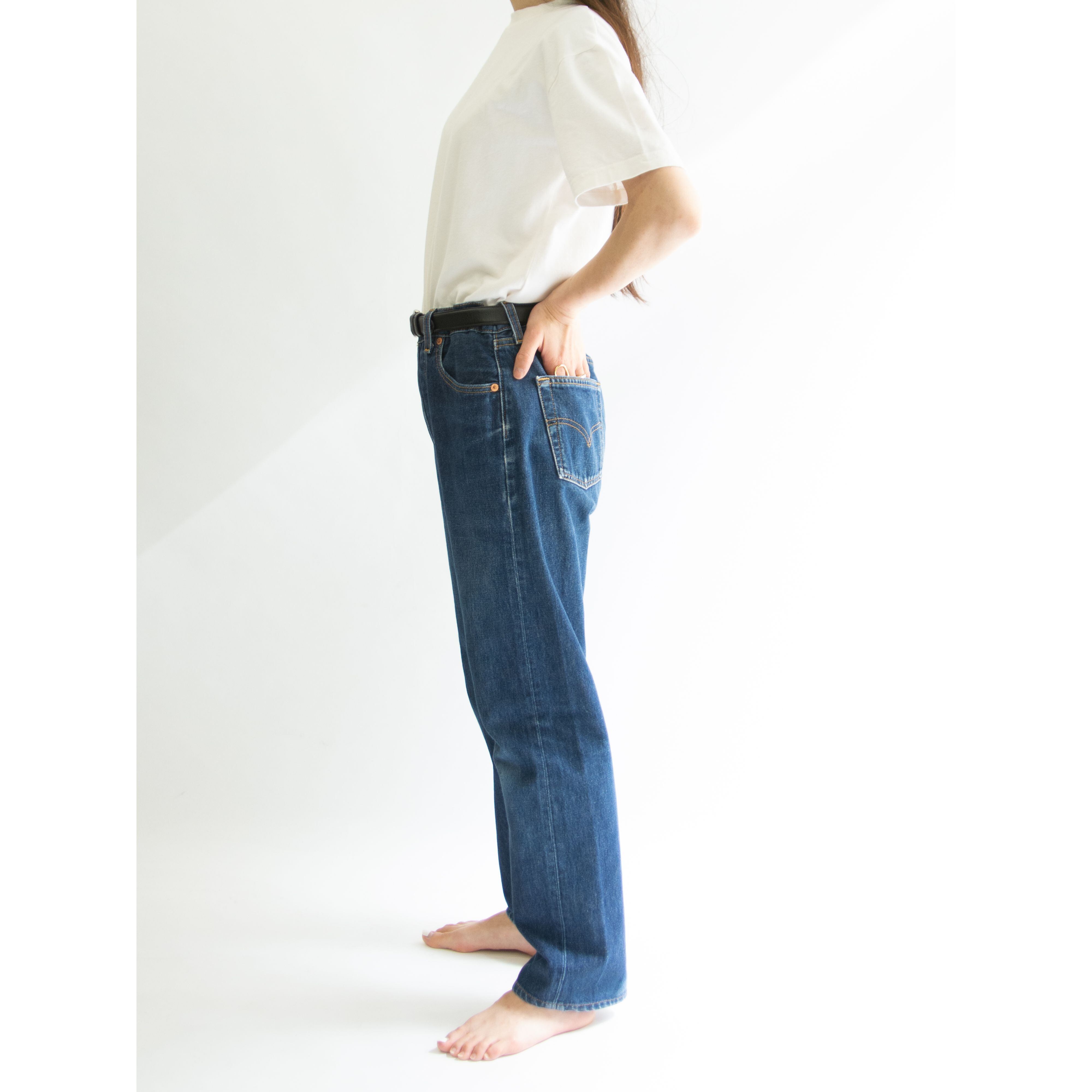 【LEVI'S 501 FOR WOMEN IRREGULAR】Made in U.S.A. straight denim pants W30 L32（リーバイス イレギュラー品 アメリカ製ストレートデニムパンツ ジーンズ）1d