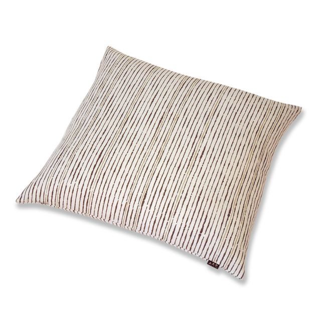 粋　小座布団（カバーのみ）千筋　WW（白）45×45（クッション対応）