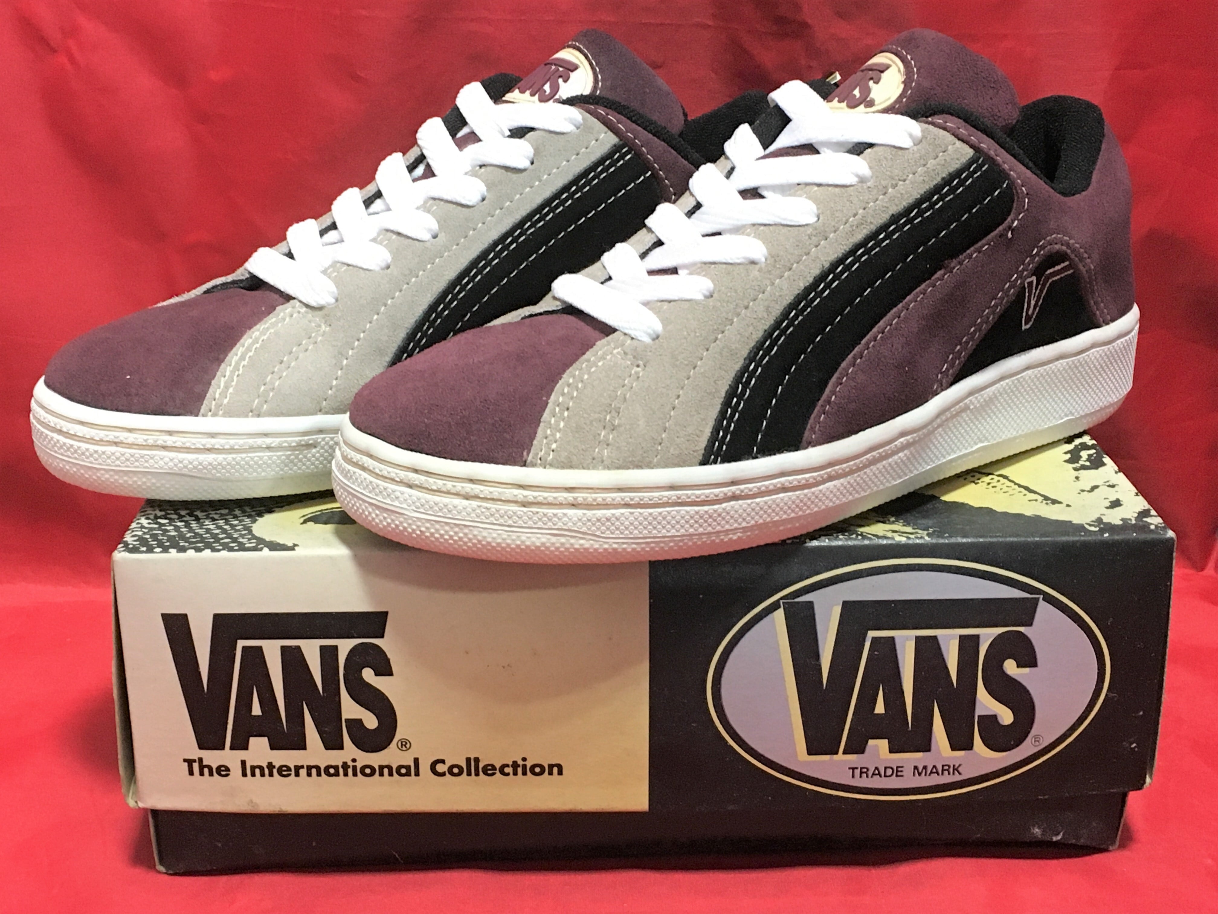 Vans（バンズ）RAZOR（レイザー）スエード ブラック/グレー/バーガンディ➉ | freestars