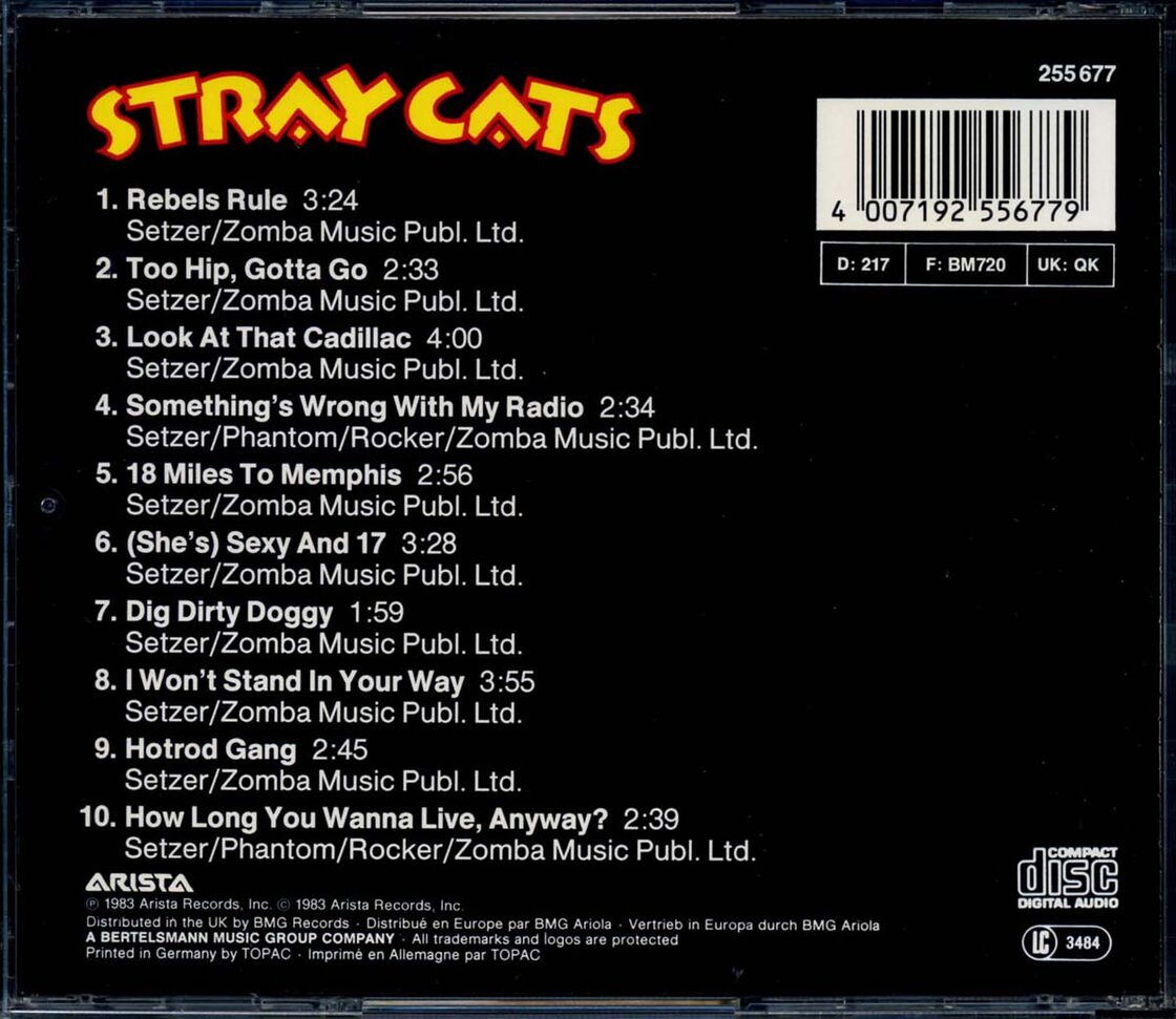 STRAY CATS - Rant n