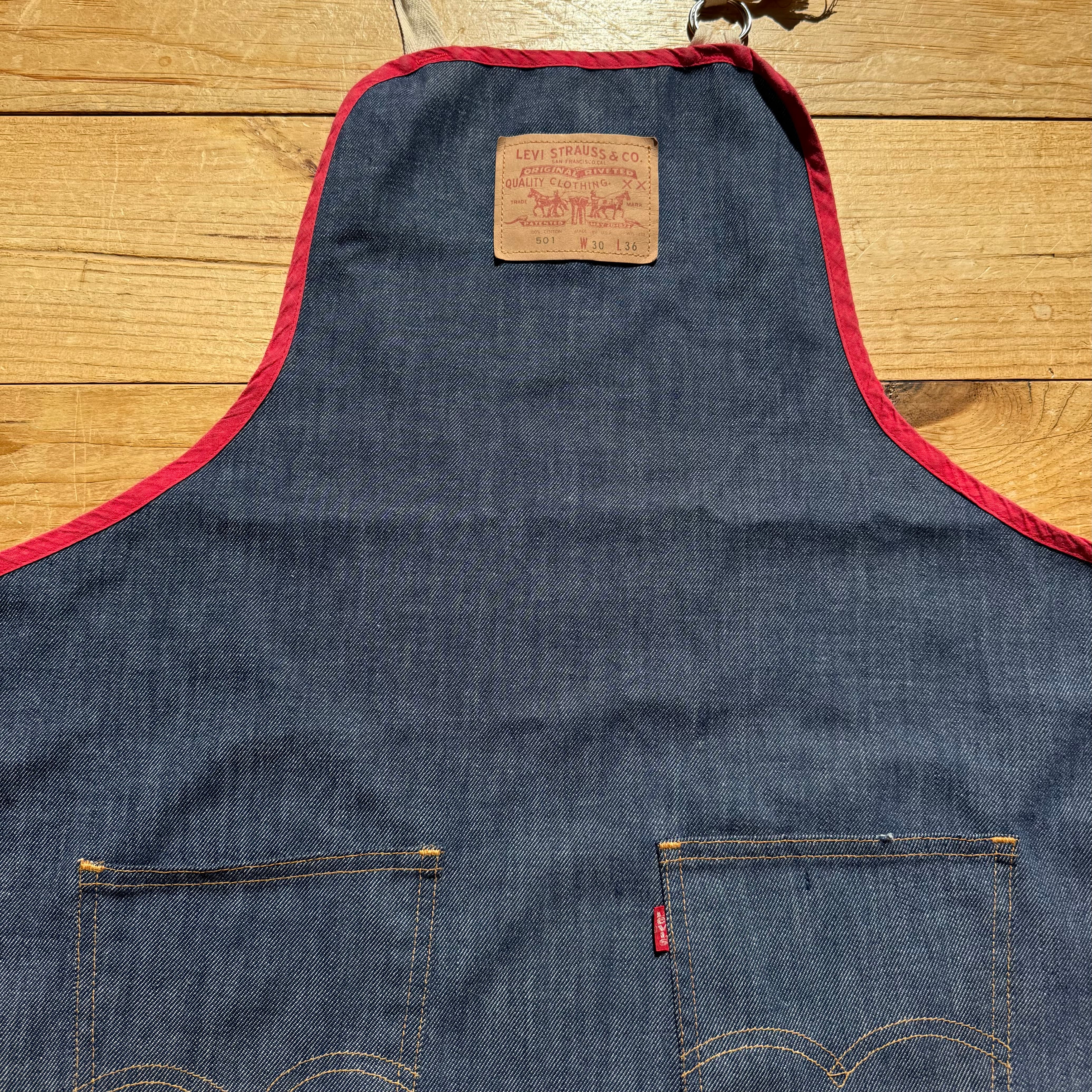 70's Used Vintage Levi's Apron リーバイス エプロン 紙パッチ 501 66