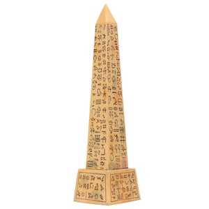 エジプシャン】古代エジプト　オベリスク　レジン像【置物・古代エジプト】YTC5306