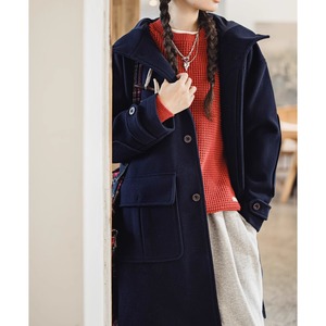 【UNISEX】College Style Duffle Coat / カレッジ スタイル ダッフル コート