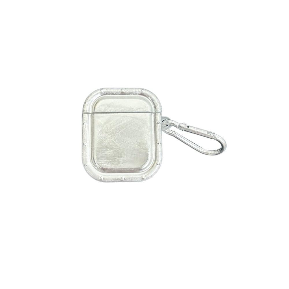 シルバー ワイヤレスイヤホン ケース f13928bd3531b614c83f2f7af847c6