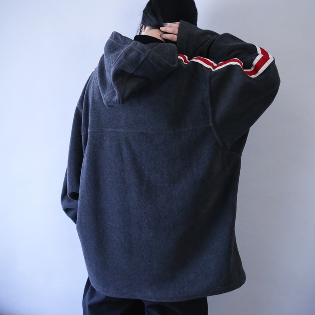 "American Eagle" XXL over silhouette half-zip fleece parka