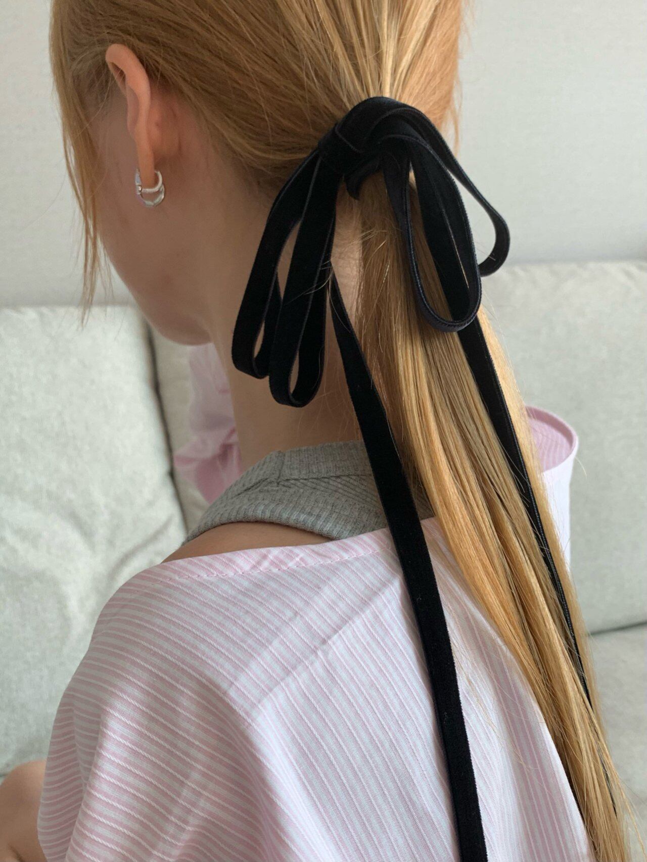 mood long hair ribbon【 2color 】 No.Z020 | o n e m a r k e t mood long hair ribbon【 2color 】 No.Z020 | o n e m a r k e t