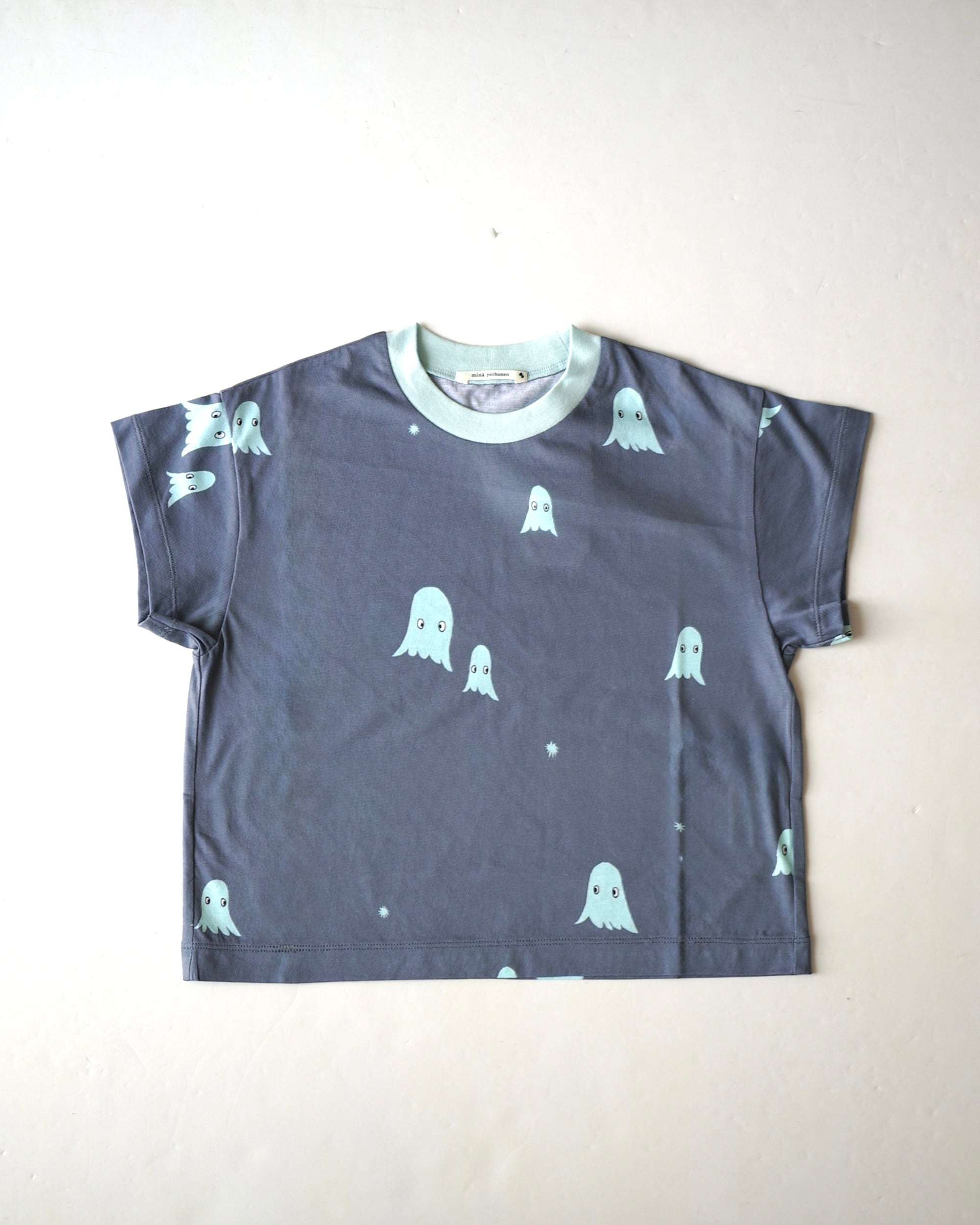 mina perhonen 26SS 】 troll “Tシャツ” / AES8536PD / gray / 140