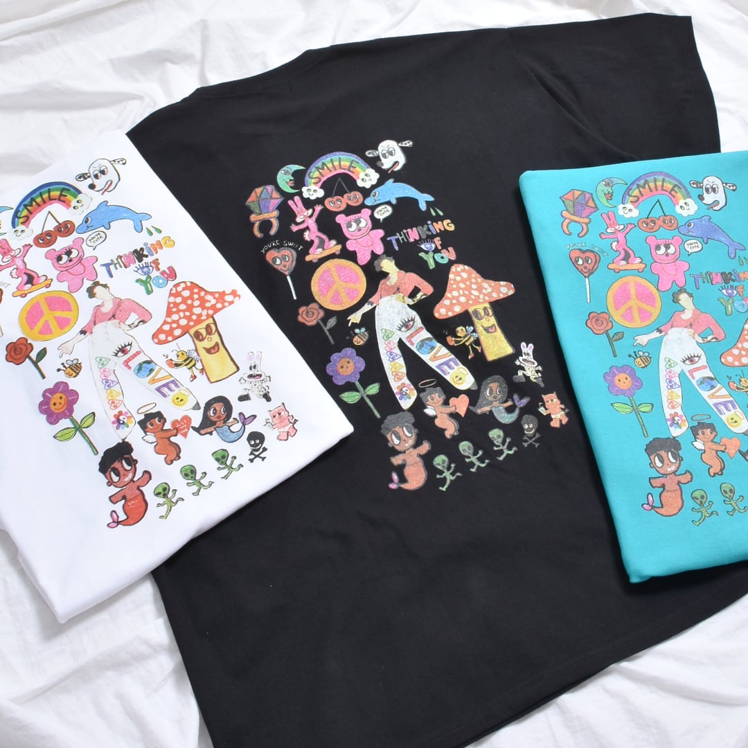 50%OFF】手書き風グラフィック BIG Tシャツ | VOLCAN&APHRODITE