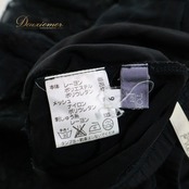 レディース トクコプルミエヴォル TOKUKO 1er VOL スカート ブラック系 花 花柄 フリル 短め ひざ丈 伸縮 ストレッチ かわいい 日本製 上品 華やか カジュアル お出かけ 普段着 柔らかい生地