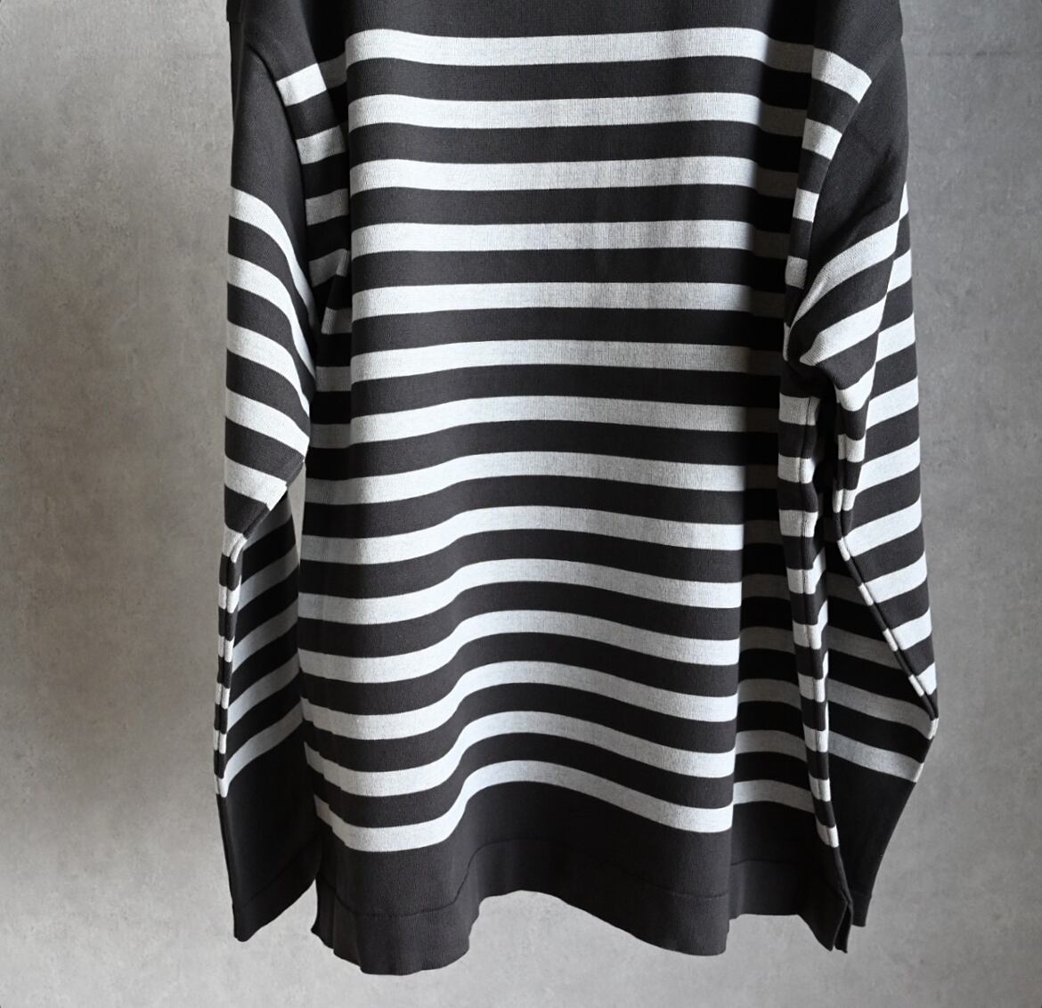 Ordinaryfits】BASQUE KNIT オーディナリーフィッツ パネルボーダー