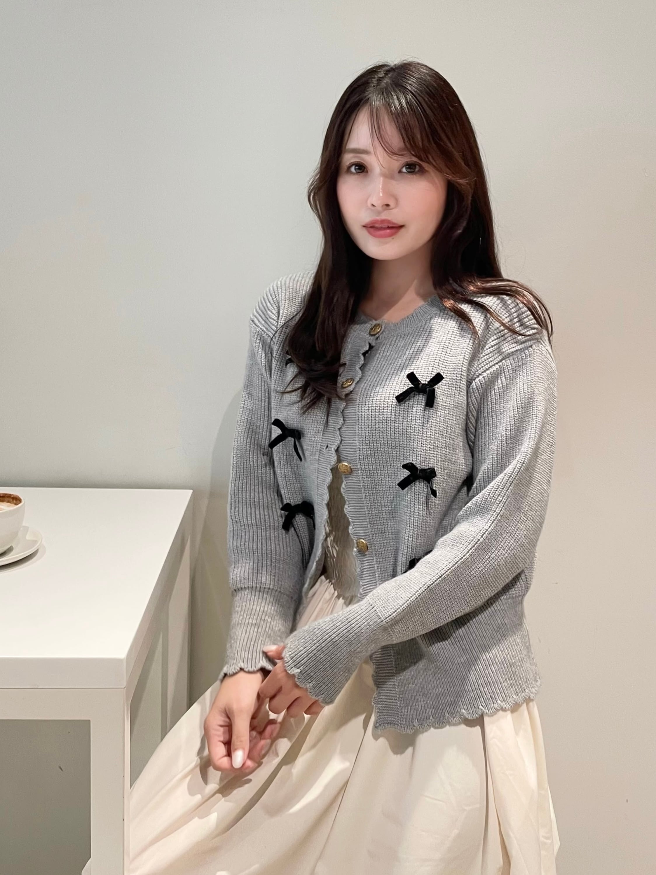 ＊ねね＊pois♡blouse tee pink Viscose Satin Pussy Bow Woven Blouse | Karen Millen