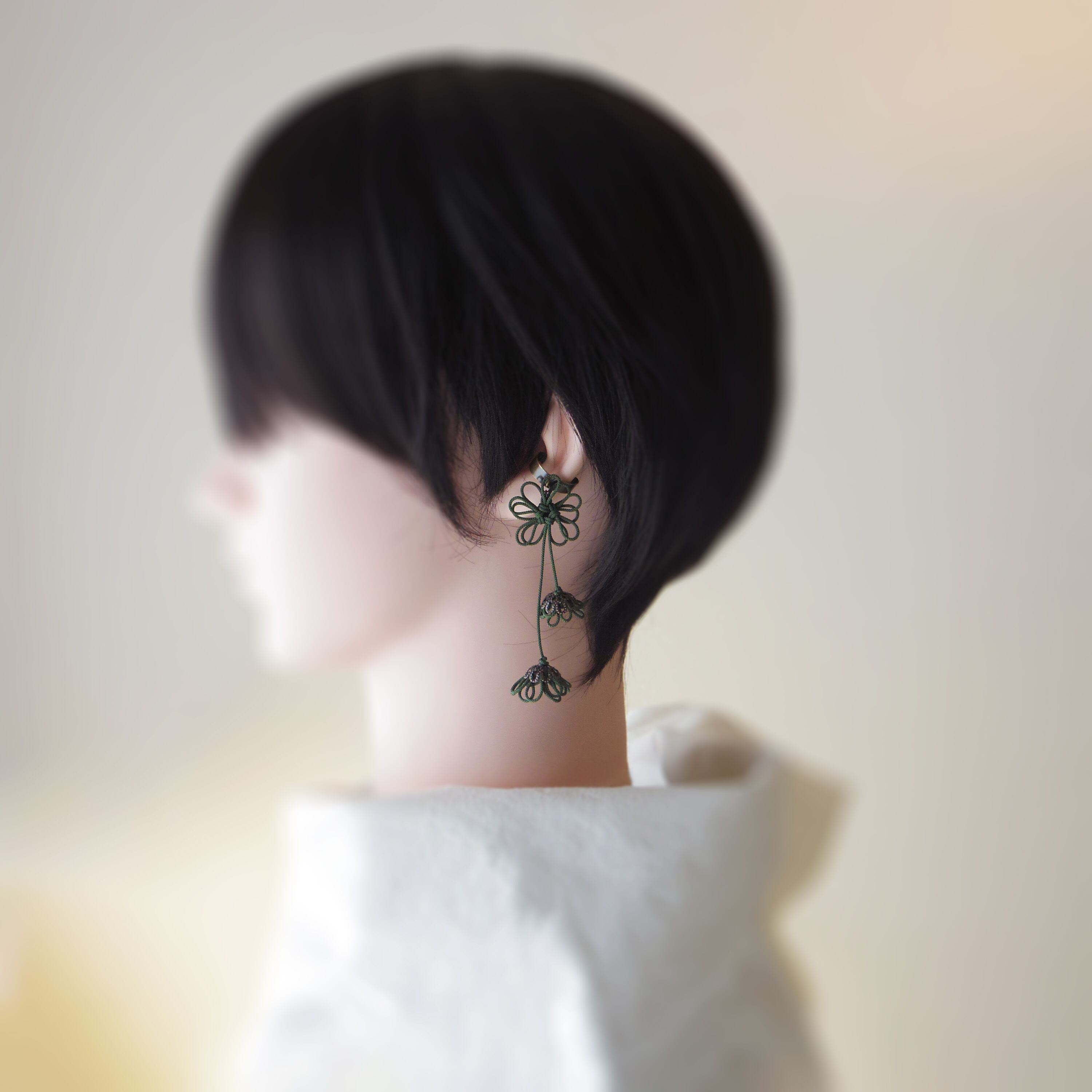 かたっぽイヤーカフ「時の色いろ・織」