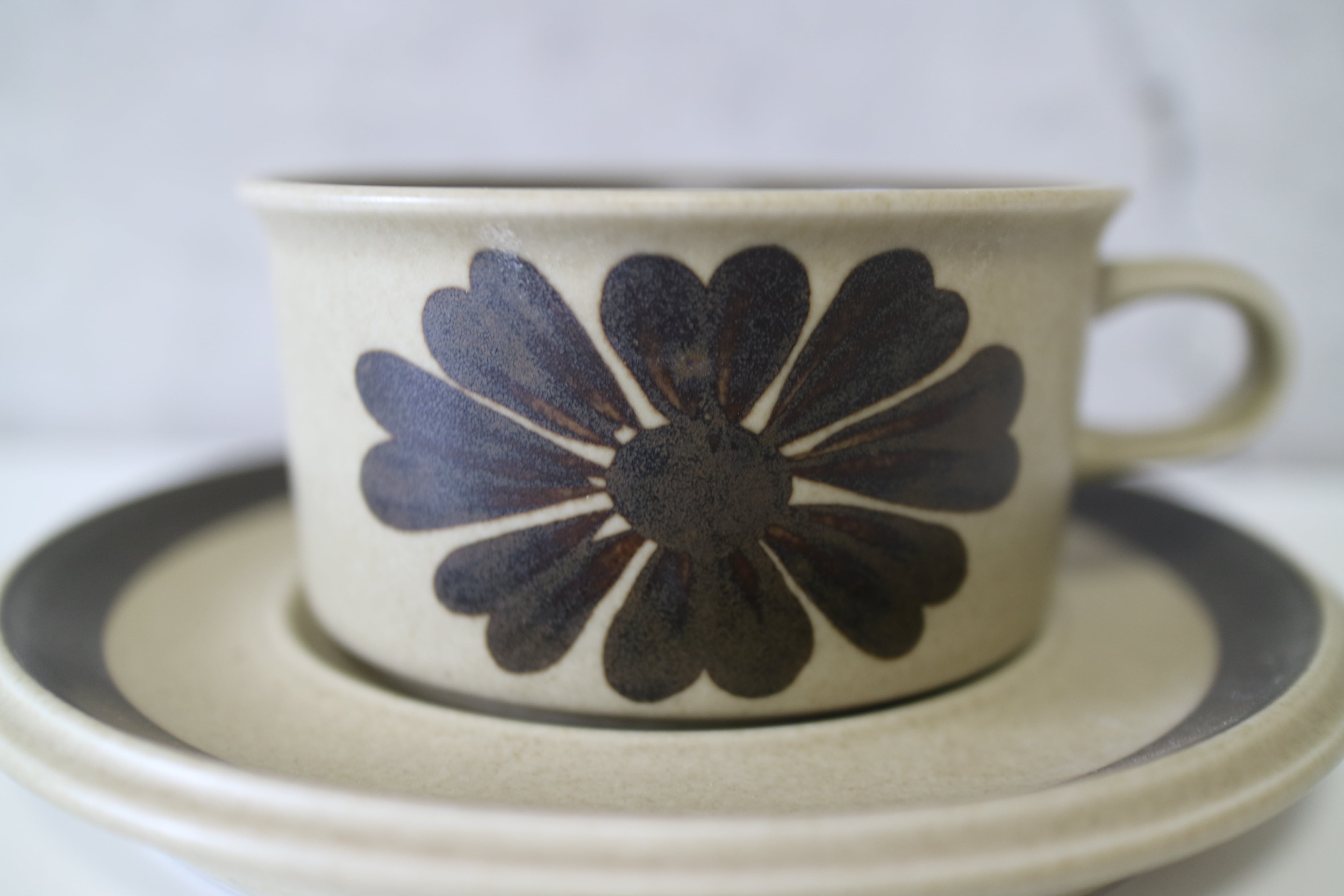 Arabia アラビア Tunturi トゥントゥリ カップ&ソーサー ペア 北欧