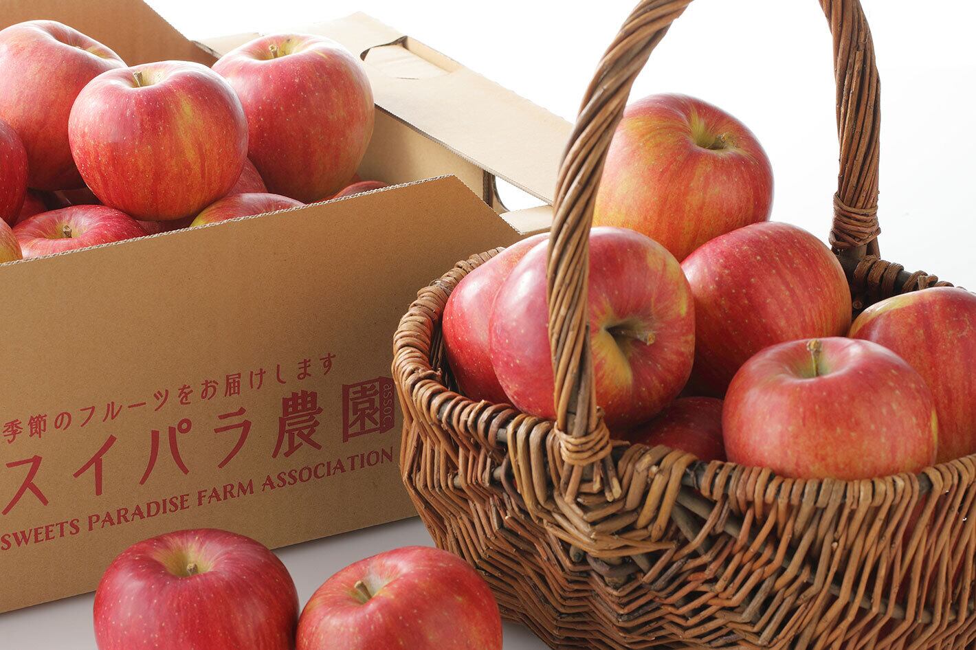 5kg　ギフト用　“サンふじ”　※12～18玉　送料無料　-新鮮な旬のフルーツをお届けするオンラインショップ　りんご　スイパラ農園
