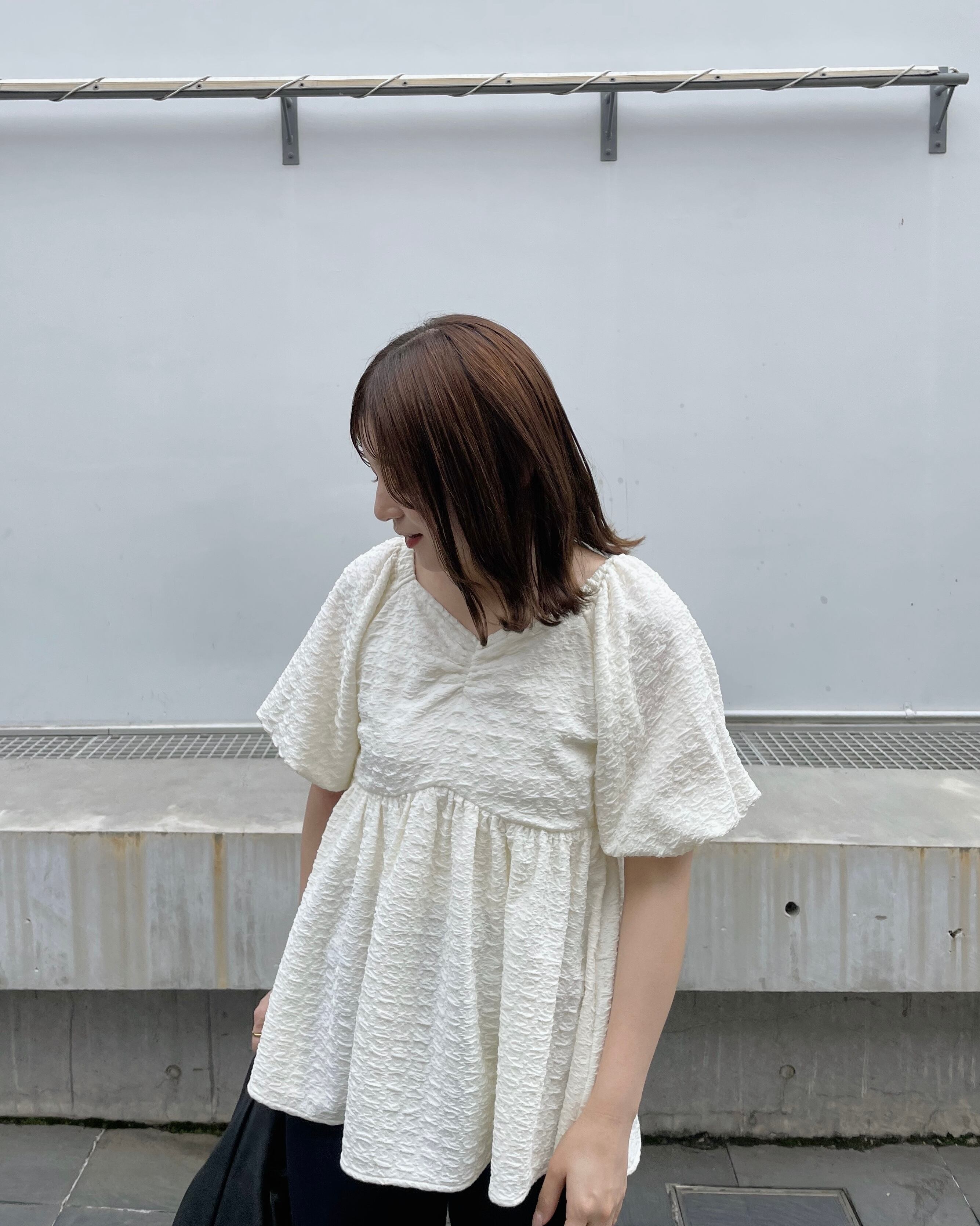 andmary Alma ribbon knit setup 【公式通販】