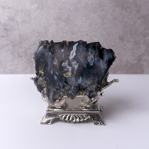 ブループルームアゲート02 スラブ * Agate * 天然石