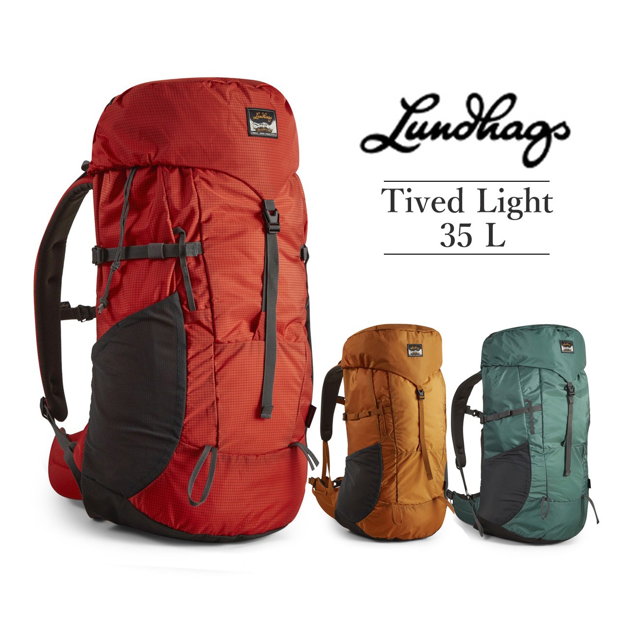 Lundhags 北欧生まれの 高機能 防水 バックパック Tived Light 35 L