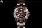 WMT Royal Marine – ( Tropical Brown ) Metal Band + Italian Leather Strap ” Aged ” Edition