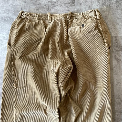 40s Mont St Michel コーデュロイ ブラウン パンツ W35 詳細写真12