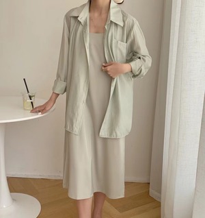 カラフル シャイニーシャツ AJ2205-622