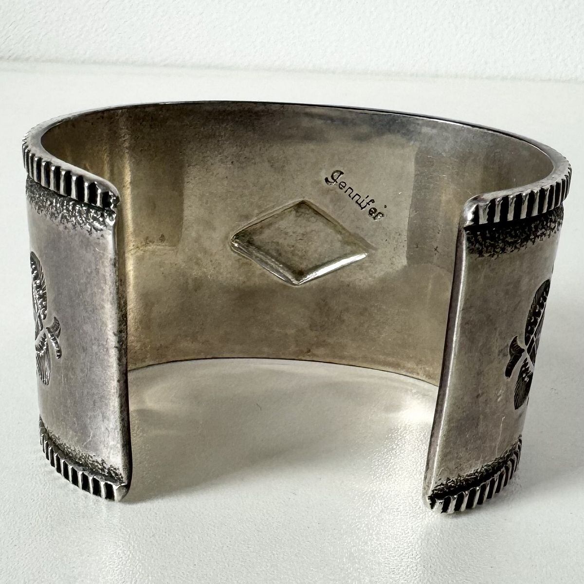 ジェニファーカーティスシルバーバングルNavajoJenniferCurtis