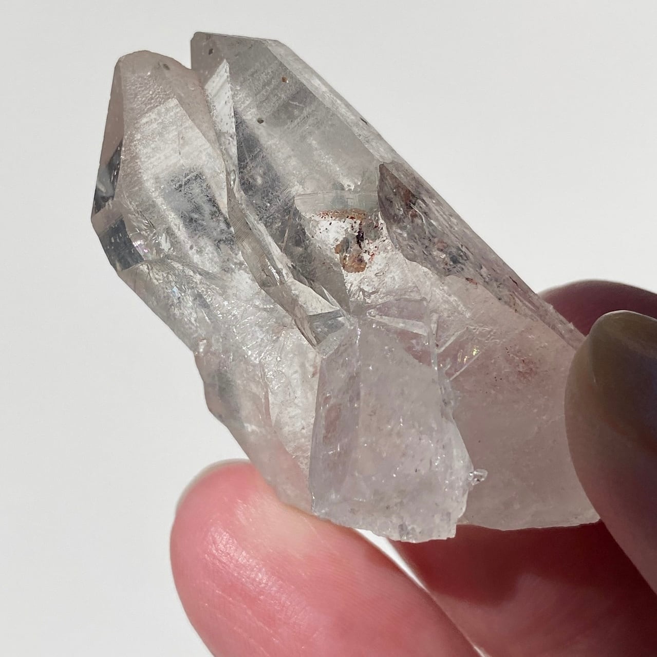 インド産 マニカラン パールバティ渓谷♦︎ manikaran 水晶 クラスター  