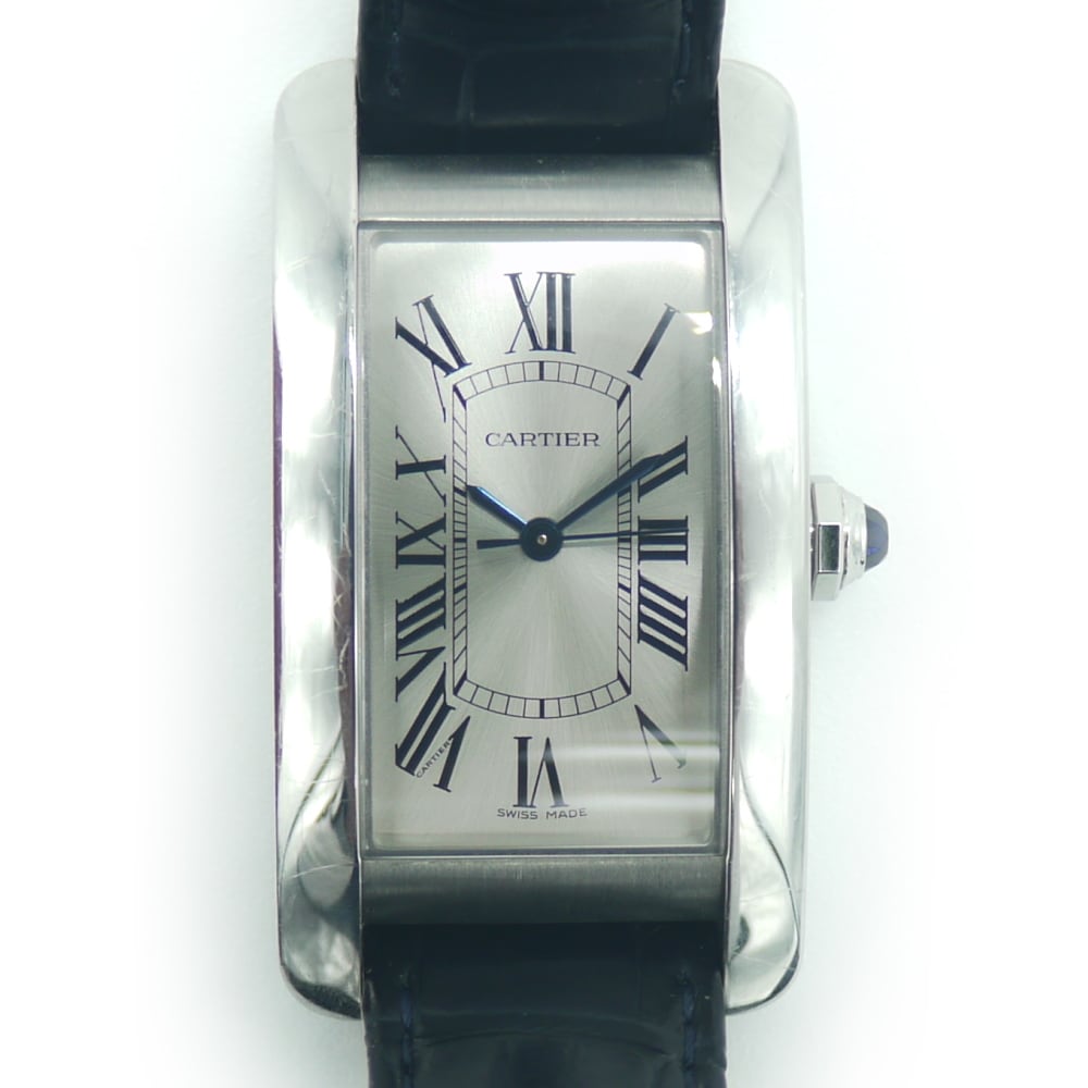 Cartier カルティエ タンク アメリカン MM 自動巻き WSTA0044 シルバー