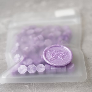 011-20153　Sealing Wax Beads　Mono　Spark　Lilac