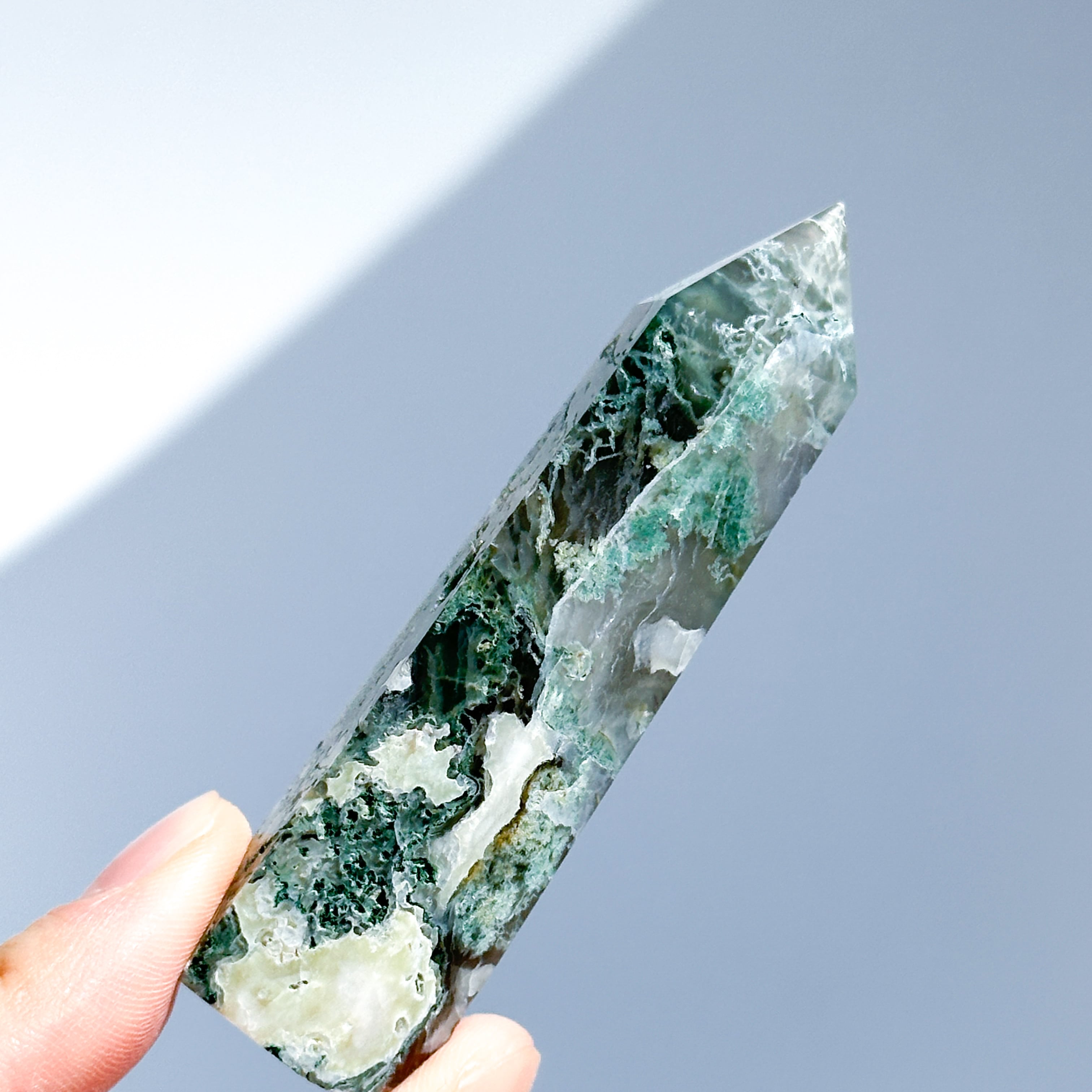 モスアゲート タワー04◇ Moss Agate ◇天然石・鉱物・パワーストーン