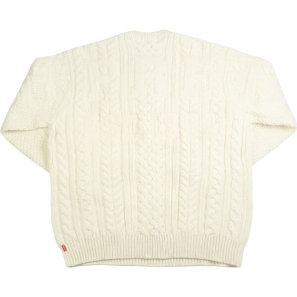 Size【L】 SUPREME シュプリーム 23AW Applique Cable Knit Sweater