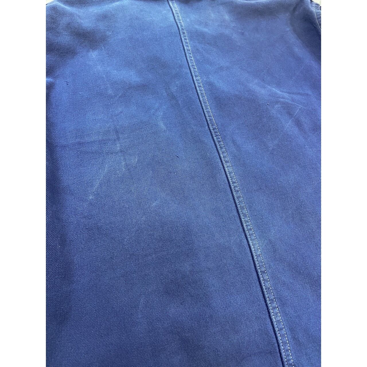 1940-50s】“Le Fort-Beau” French Cotton Twill Work Jacket With V