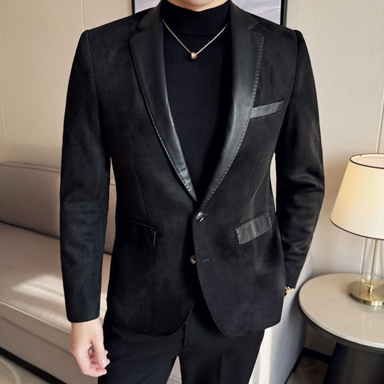 スタイリッシュ スリムフィット ジャケット 2色 11336