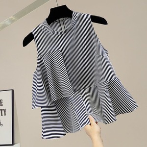 アシンメトリーノースリーブシャツ SU1374