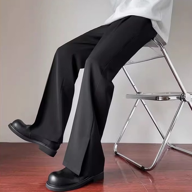 サイドスリットドレープワイドパンツ　2カラー　LB1430