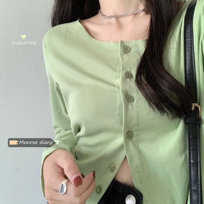 ルーズショートジャケット スプリングスタイルカーディガントップス ロング 春物 モンロー59152662161