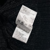 theory セオリー ローゲージ 前開き ニット カーディガン 40/ブラック系 メンズ