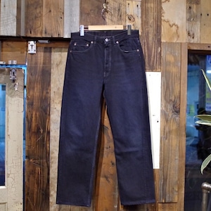 1990s Levi's 501 Black Jeans / リーバイス 製品染め 後染め ブラック デニム W32