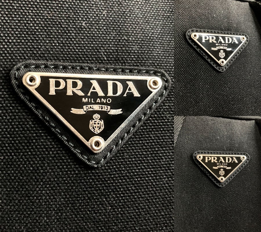 PRADA プラダ 名作 V135 初期 プレート メンズ バックパック リュック