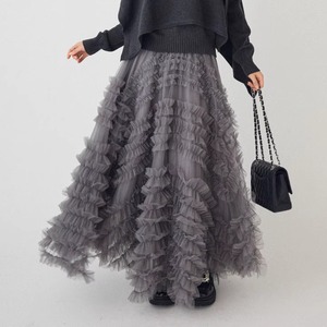 puffy long skirt(SN098)